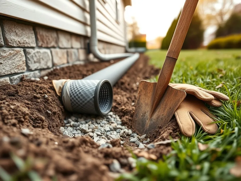 Jak zrobić drenaż wokół domu?