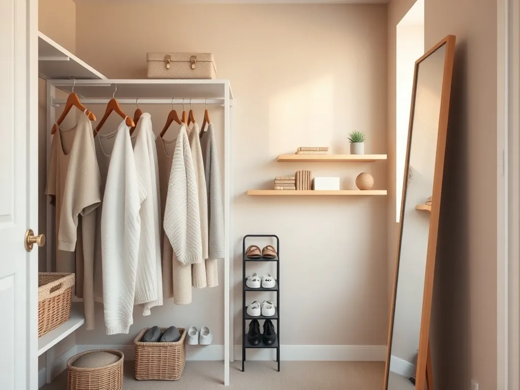 Mała garderoba jak urządzić, by zmieścić wszystko i wyglądać stylowo