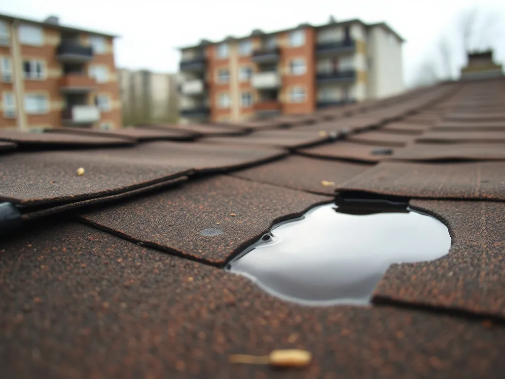 Przeciekający dach w budynku wielorodzinnym – jak rozpoznać przyczynę problemu?